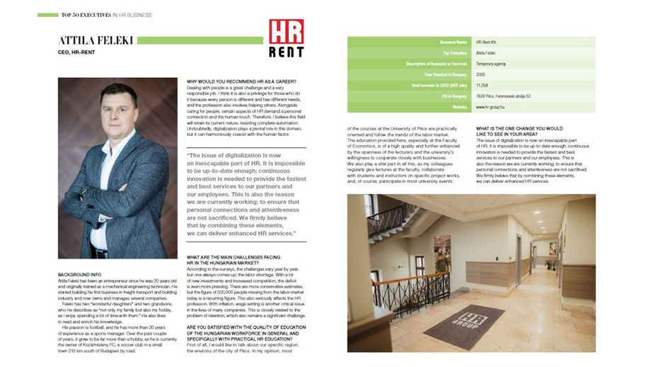 Attila Feleki sprach als HR-Experte bei BBJ